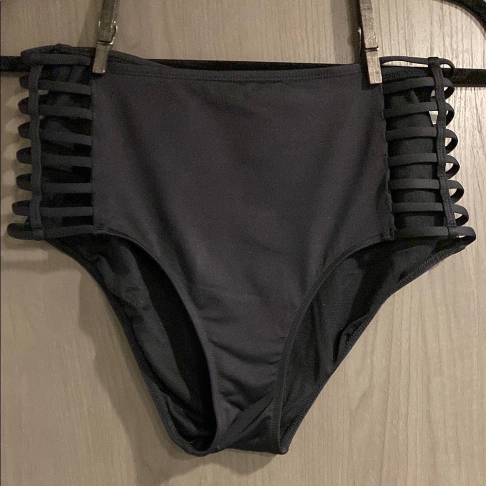 Target Black High-Waisted Bikini Bottom